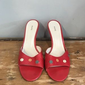 Marc Jacobs Red Polka Dot Heels